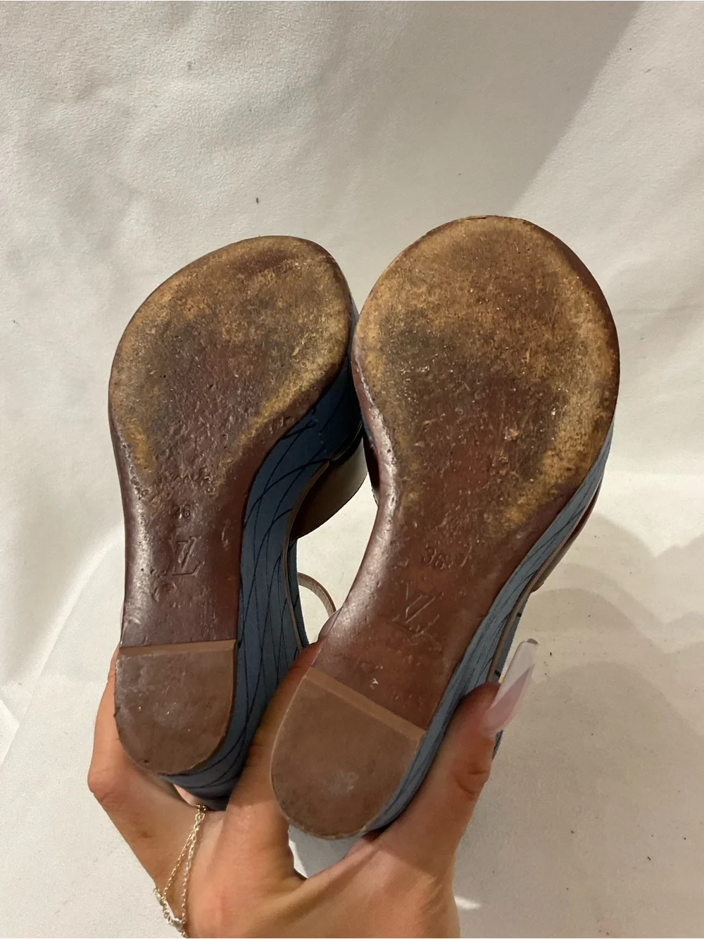 Louis Vuitton denim malletage